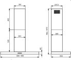 Páraelszívó, Falmec Páraelszívó MERCURIO EVO 60 cm fekete