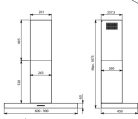 Páraelszívó, Falmec Páraelszívó MERCURIO EVO 90 cm inox