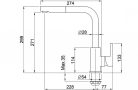Mosogató csaptelep, Elleci Csaptelep Shell Plus (C02) G62 bianco antico