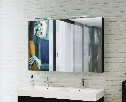 Felső szekrény, Tboss Mirror Box Vesna 120