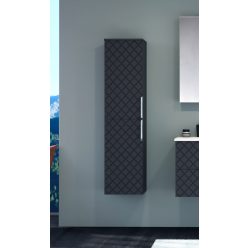   Fali szekrény, Tboss Quarto F140 2A kiegészítőszekrény, balos, arany fogantyúval