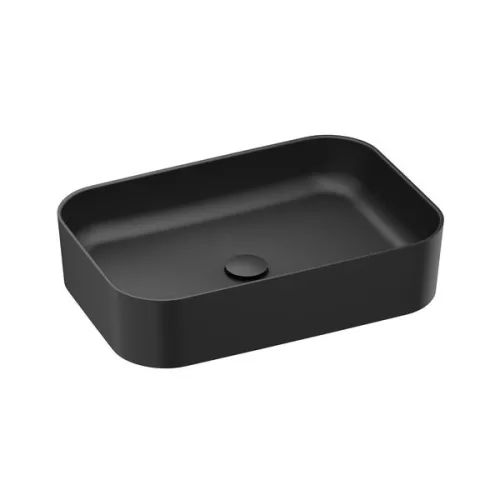 Mosdó, Ravak Mosdó Ceramic 550 R Slim kerámia, matt fekete XJX0D155001