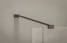 Walk-in, Ravak Walk In Wall Air-90 Fekete +Transparent, merevítővel GW9W70300Z1C