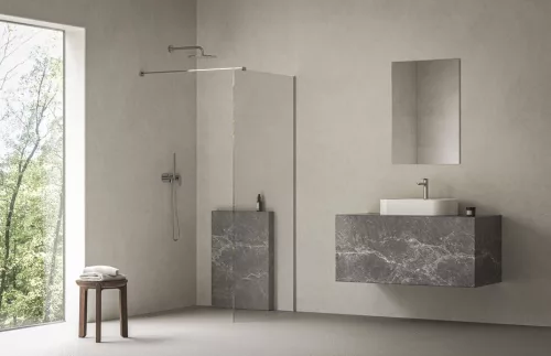 Walk-in, Ravak Walk In Wall Air-90 krómhatású +Transparent, merevítővel GW9W70C00Z1C