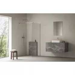   Walk-in, Ravak Walk In Wall Air-110 krómhatású +Transparent, merevítővel GW9WD0C00Z1C