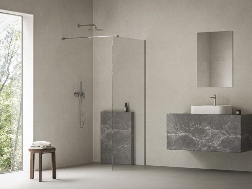 Walk-in, Ravak Walk In Wall Air-120 krómhatású +Transparent, merevítővel GW9WG0C00Z1C