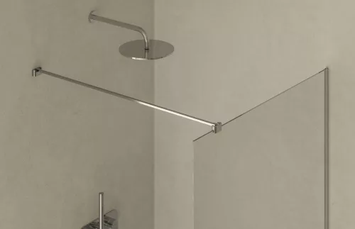 Walk-in, Ravak Walk In Wall Air-120 krómhatású +Transparent, merevítővel GW9WG0C00Z1C