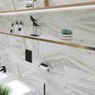 Csempe, Zalakerámia CALACATTA ORO fényes falburkoló 2042-0572 25x40