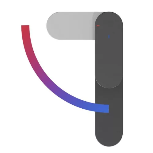 Mosdó csaptelep, Ravak Chrome II BeCool CR II 014.21BL, X070460, fekete