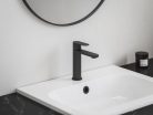 Mosdó csaptelep, Ravak Chrome II BeCool CR II 014.21BL, X070460, fekete