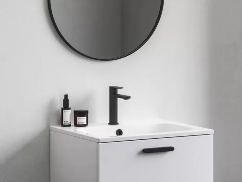 Mosdó csaptelep, Ravak Chrome II BeCool CR II 014.21BL, X070460, fekete