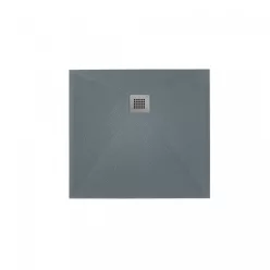 Zuhanytálca, West Zara 90x90 cm, gris
