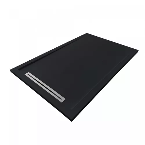 Zuhanytálca, West Freya 70x120 cm, black