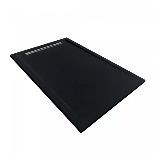 Zuhanytálca, West Freya 80x160 cm, black