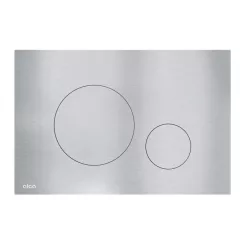 Öblítőtartály nyomólap, Alca nyomólap króm TURN-INOX