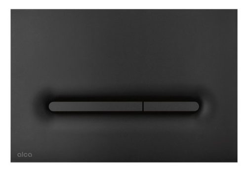 Öblítőtartály nyomólap, Alca Linka kettős működésű, fekete-matt M1878