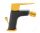 Bidé csaptelep, Ferro Vitto Verdeline Black/Gold BVI6VLBLG bidé csaptelep, fekete-arany