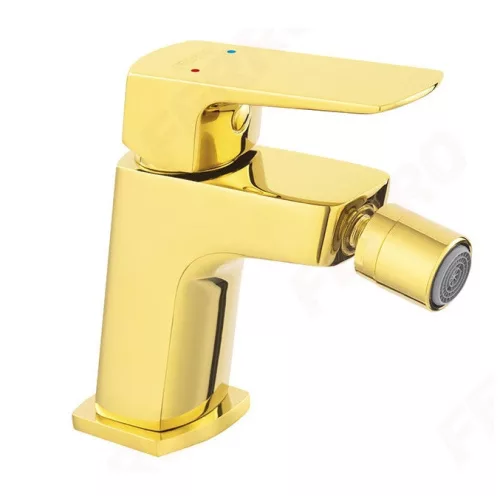 Bidé csaptelep, Ferro Vitto Verdeline Gold BVI6VLG bidé csaptelep, arany