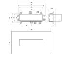 Alkatrész, Ravak R-box 07D.50 R-box Horizontal alaptest a falba süllyesztett csaptelepekhez X0702