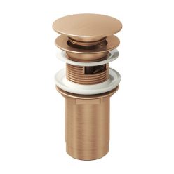   Lefolyó, Ravak Mosdólefolyó Click-Clack rendszerrel, Rose Gold Brushed X01838