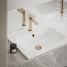 Lefolyó, Ravak Mosdólefolyó Click-Clack rendszerrel, Rose Gold Brushed X01838