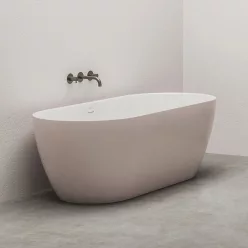   Kád, Ravak Freedom O Tec 170x77 Alabaster Pink/fehér szabadonálló, fehér lefolyóval CD41600000