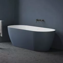   Kád, Ravak Freedom O Tec 170x77 Deepsea Blue/fehér szabadonálló, fehér lefolyóval CD21400000