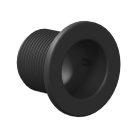 Kiegészítő, Ravak Mosdó túlfolyó fedél, fekete X01808