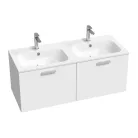 Mosdó, Ravak Dupla mosdó Chrome Slim 1200 (fehér), furattal XJG01112001