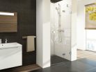 Zuhanyajtó, Ravak BSD2-80 A-jobb (króm+transparent) (790-805) 0UP4AA00Z1