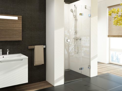 Zuhanyajtó, Ravak BSD2-80 A-jobb (króm+transparent) (790-805) 0UP4AA00Z1
