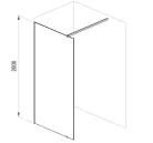Walk-in, Ravak Walk In Wall-60 v.200 fehér+transparent GW9W00E00Z1