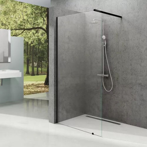 Walk-in, Ravak Walk In Wall-60 v.200 fekete+transparent GW9W00300Z1
