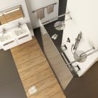 Walk-in, Ravak Walk-In Free 130 (transparent) GW9FJ0C00Z1