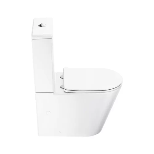WC, Ravak Elegant RimOff monoblokkos WC ülökével, fehér X01872