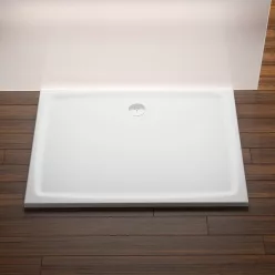   Zuhanytálca, Ravak Gigant Pro 100x90 FLAT fehér XA03A711010