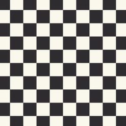 PVC padló, Iconik 260 Echiquier 2 black white 4 méter