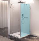 Zuhanyajtó, Sapho Polysan FORTIS EDGE nyílóajtó sarokbelépéshez, 100 cm, balos FL1210L