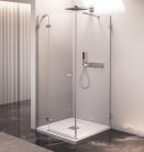 Zuhanyajtó, Sapho Polysan FORTIS EDGE nyílóajtó sarokbelépéshez, 100 cm, balos FL1210L