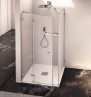 Zuhanyajtó, Sapho Polysan FORTIS EDGE nyílóajtó sarokbelépéshez, 100 cm, balos FL1210L
