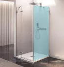 Zuhanyajtó, Sapho Polysan FORTIS EDGE nyílóajtó sarokbelépéshez, 120 cm, balos FL1212L