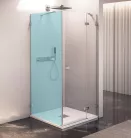 Zuhanyajtó, Sapho Polysan FORTIS EDGE nyílóajtó sarokbelépéshez, 90 cm, jobbos FL1290R