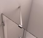 Zuhanyajtó, Sapho Polysan FORTIS EDGE nyílóajtó sarokbelépéshez, 90 cm, jobbos FL1290R