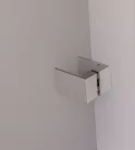 Zuhanyajtó, Sapho Polysan FORTIS EDGE nyílóajtó fix résszel, 100 cm, jobbos FL1610R