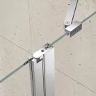 Zuhanyajtó, Sapho Gelco LORO nyílóajtó fix résszel, 120 cm GN4612