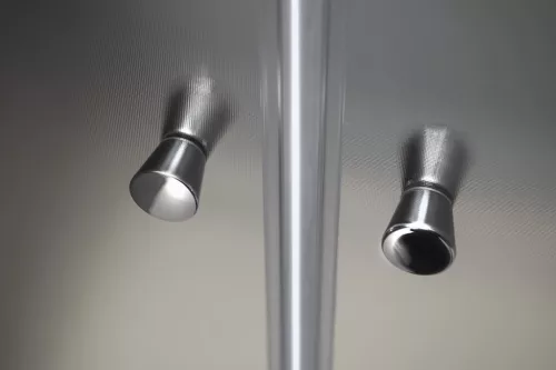 Zuhanyajtó, Aqualine PILOT duplaszárnyas nyílóajtó, 80 cm, matt üveg PT082