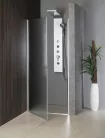 Zuhanyajtó, Aqualine PILOT nyílóajtó, 70 cm, matt üveg PT090