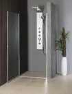Zuhanyajtó, Aqualine PILOT nyílóajtó, 70 cm, matt üveg PT090
