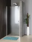 Zuhanyajtó, Aqualine PILOT nyílóajtó, 100 cm, matt üveg PT100