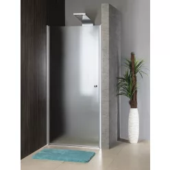   Zuhanyajtó, Aqualine PILOT nyílóajtó, 100 cm, matt üveg PT100